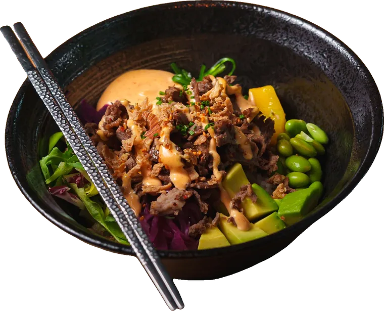 Colourful Bōru rice bowl